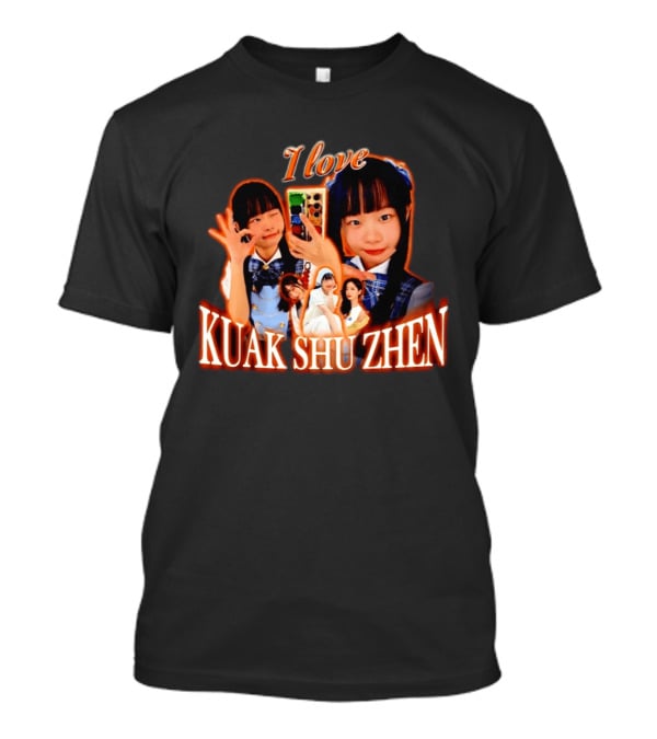 I Love Kuak Shu Zhen Selfie Style School Uniform T-Shirt