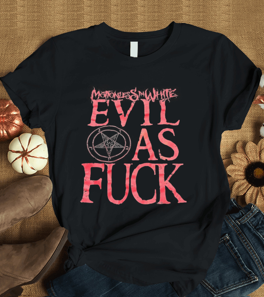 Motionless In White Evil As Fuck Pentagram T-Shirt