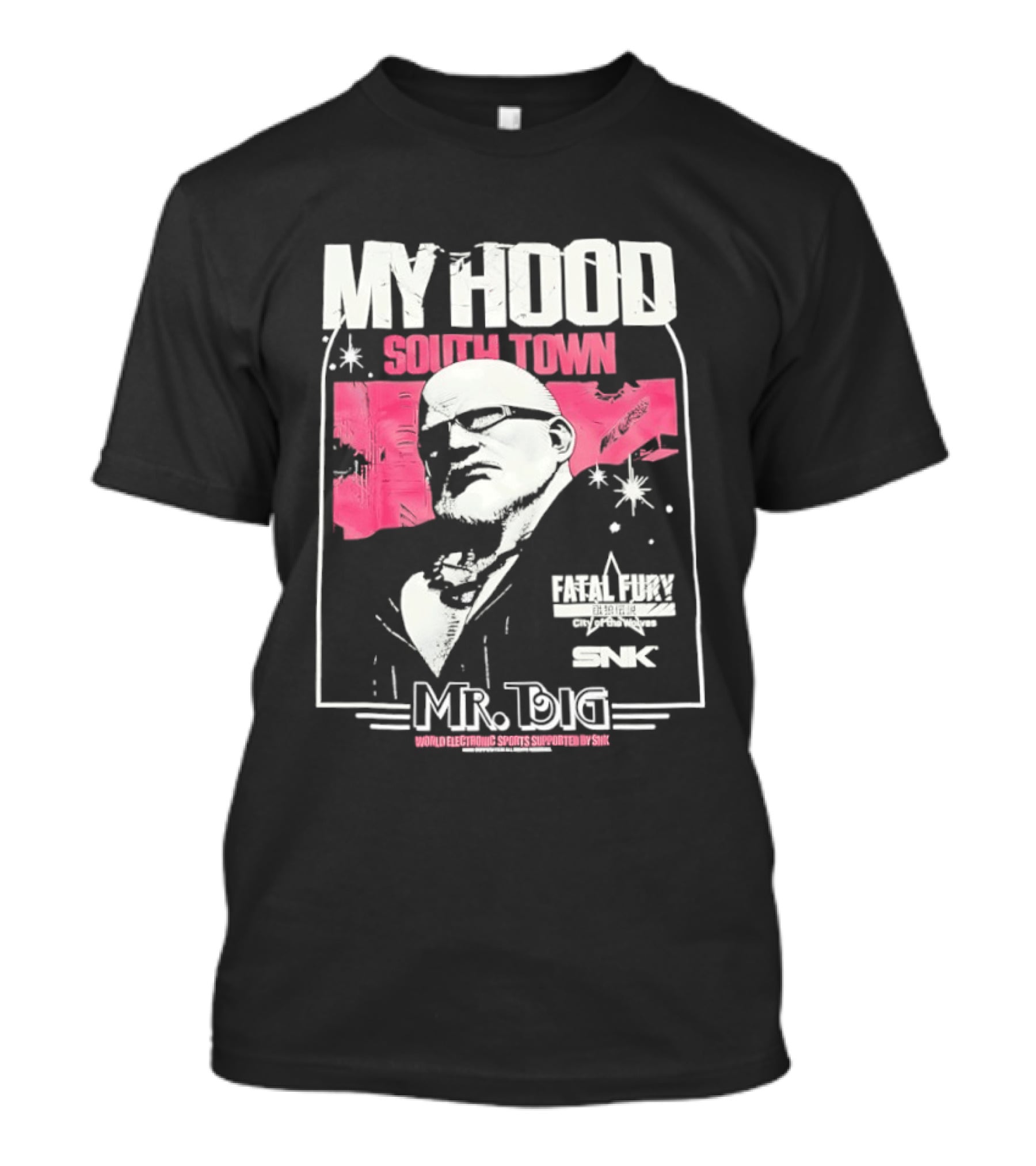 My Hood South Town Mr Big Fatal Fury SNK T-Shirt