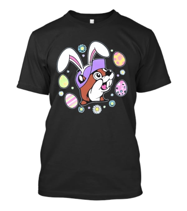 Buc Ee's Easter 2025 Bunny Ears And Eggs T-Shirt
