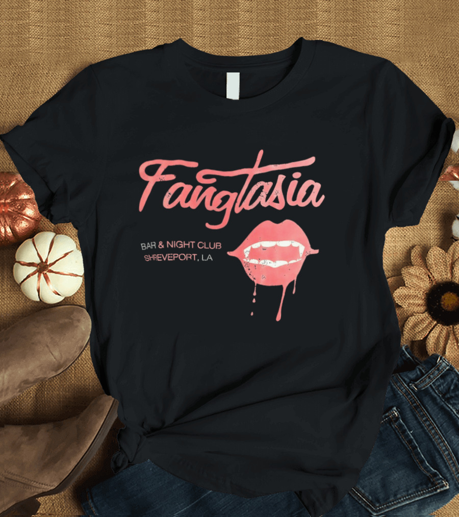 Fangtasia Bar And Night Club Shreveport LA Vampire Lips T-Shirt