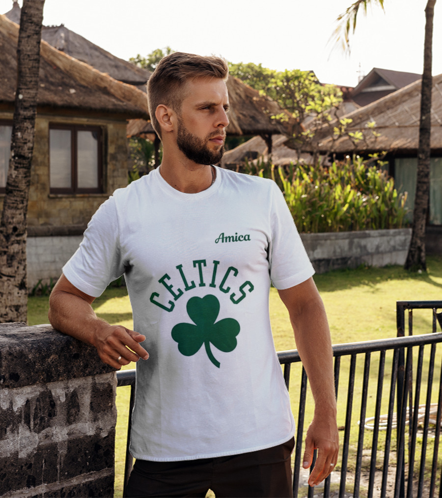 Celtics Amica Shamrock Tatum Back To 0 T-Shirt