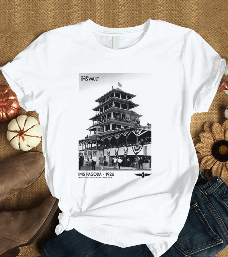 Pagoda Indianapolis Motor Speedway IMS Vault 1926 T-Shirt