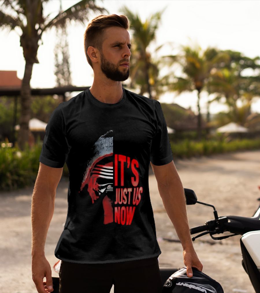 Kylo Ren It's Just Us Now Red Mask T-Shirt