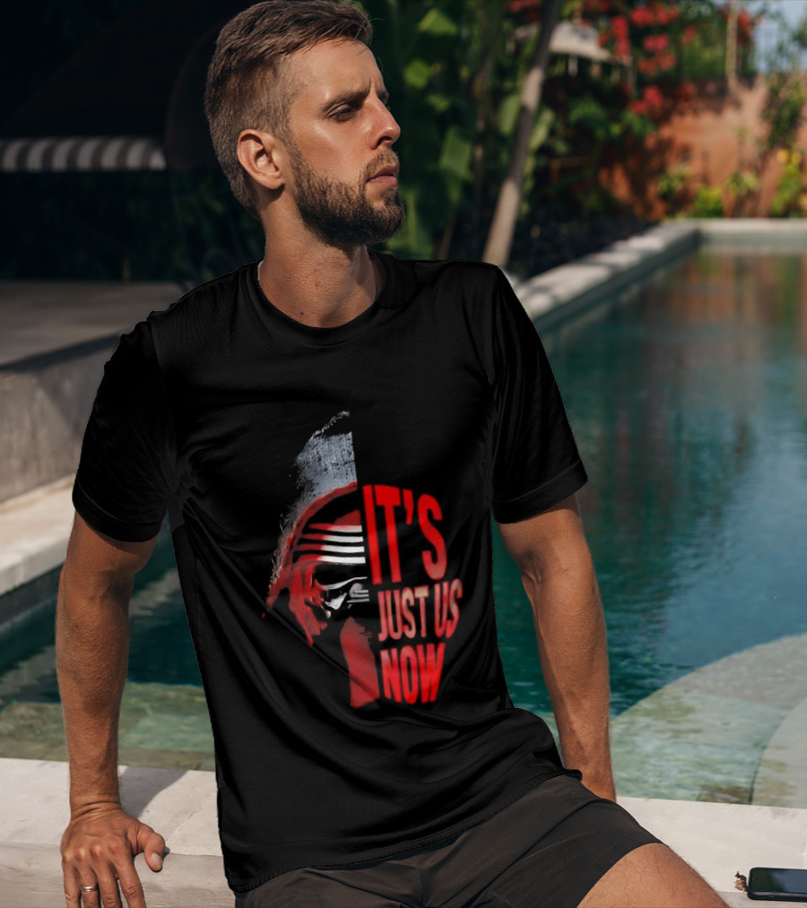 Kylo Ren It's Just Us Now Red Mask T-Shirt