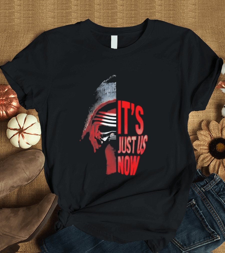 Kylo Ren It's Just Us Now Red Mask T-Shirt