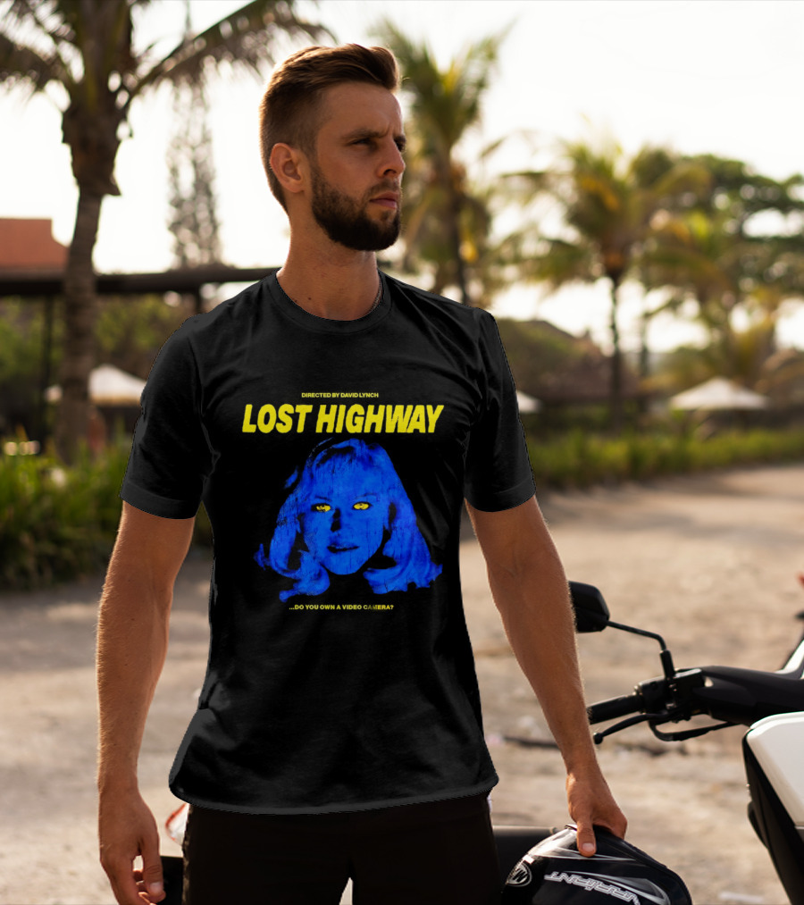 Lost Highway David Lynch Film Blue Face T-Shirt