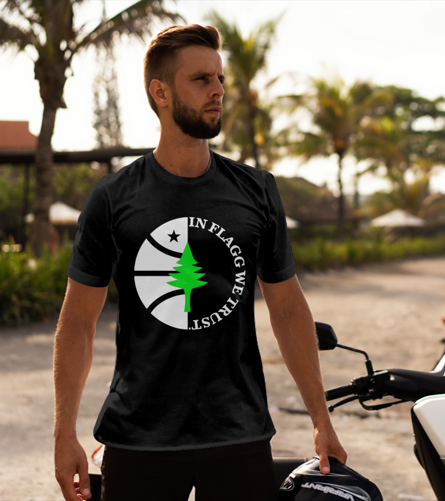 Naji Marshall In Flagg We Trust Basketball Tree Star T-Shirt