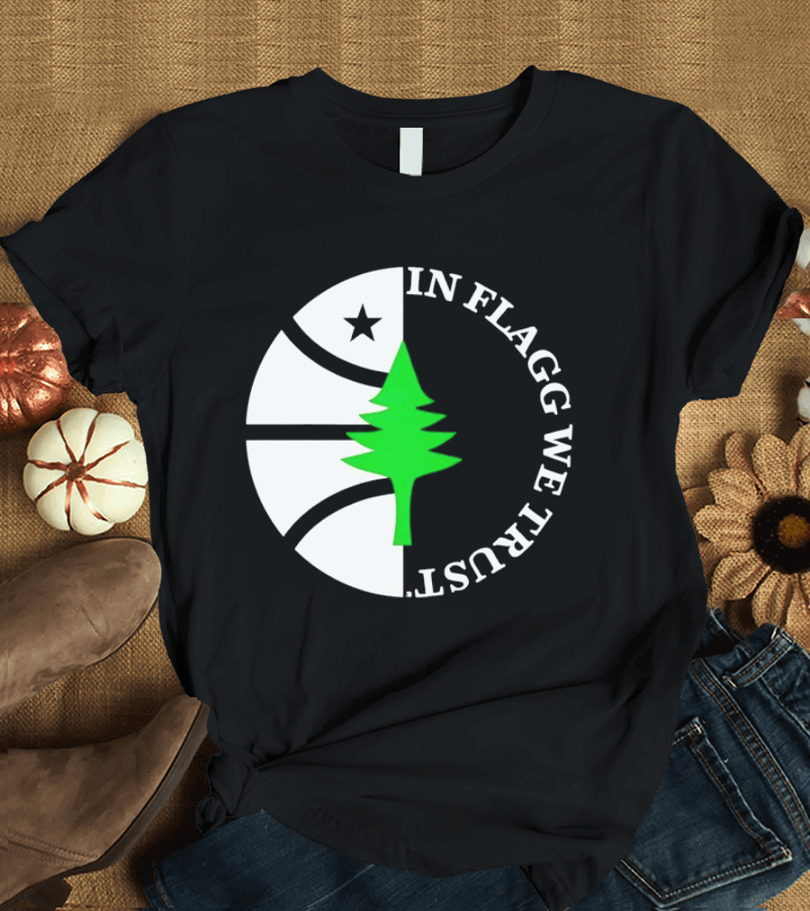 Naji Marshall In Flagg We Trust Basketball Tree Star T-Shirt