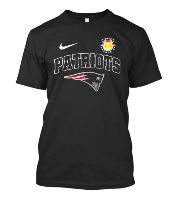 Nike New England Patriots Pokemon Collaboration 30th Anniversary T-Shirt