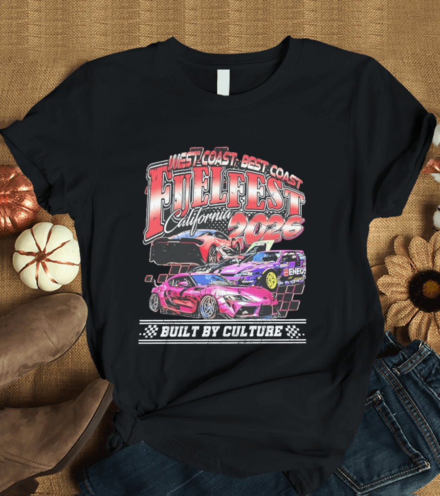 West Coast Best Coast Fuel Fest California 2026 Racing Cars Enjoi Eneos Motegi T-Shirt