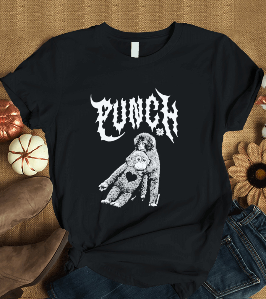 Punch Monkey With Heart T-Shirt