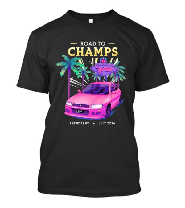 Road To Champs Faze Welcome Las Vegas 2026 T-Shirt
