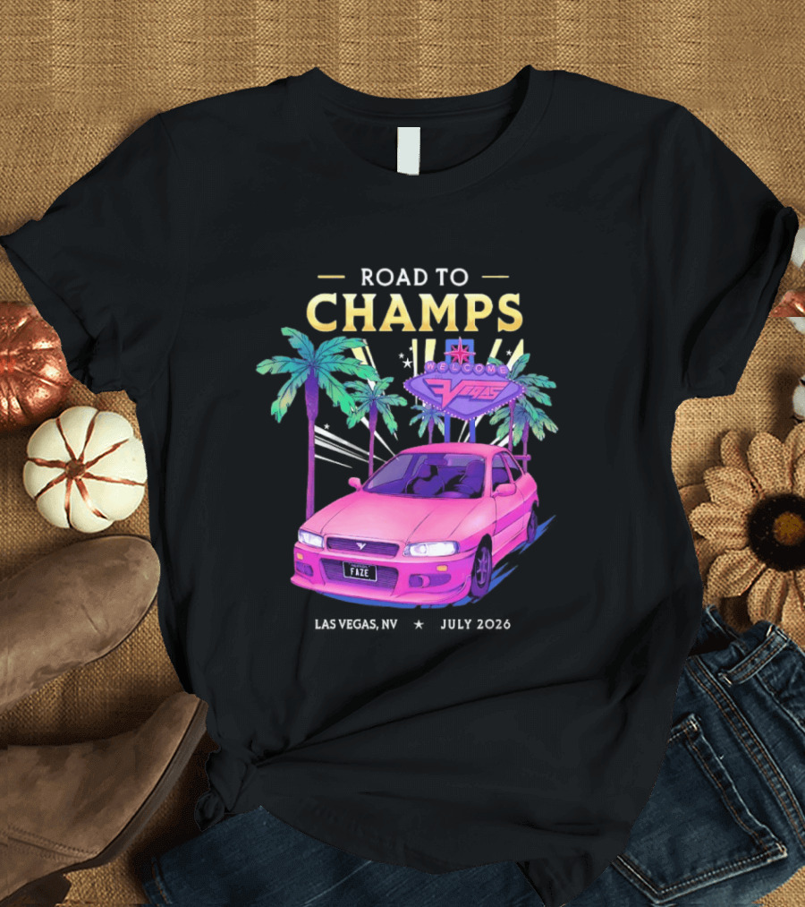 Road To Champs Faze Welcome Las Vegas 2026 T-Shirt
