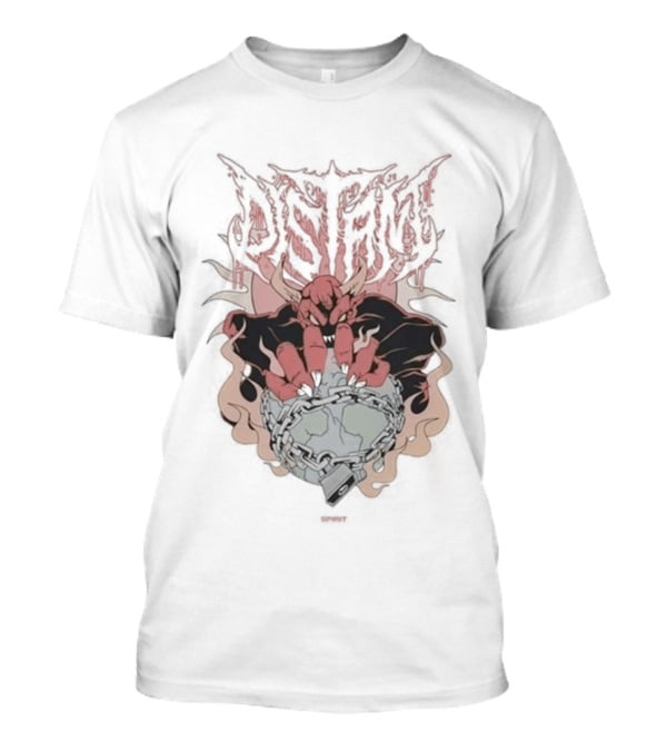Distant Fist Of Flames Locked T-Shirt