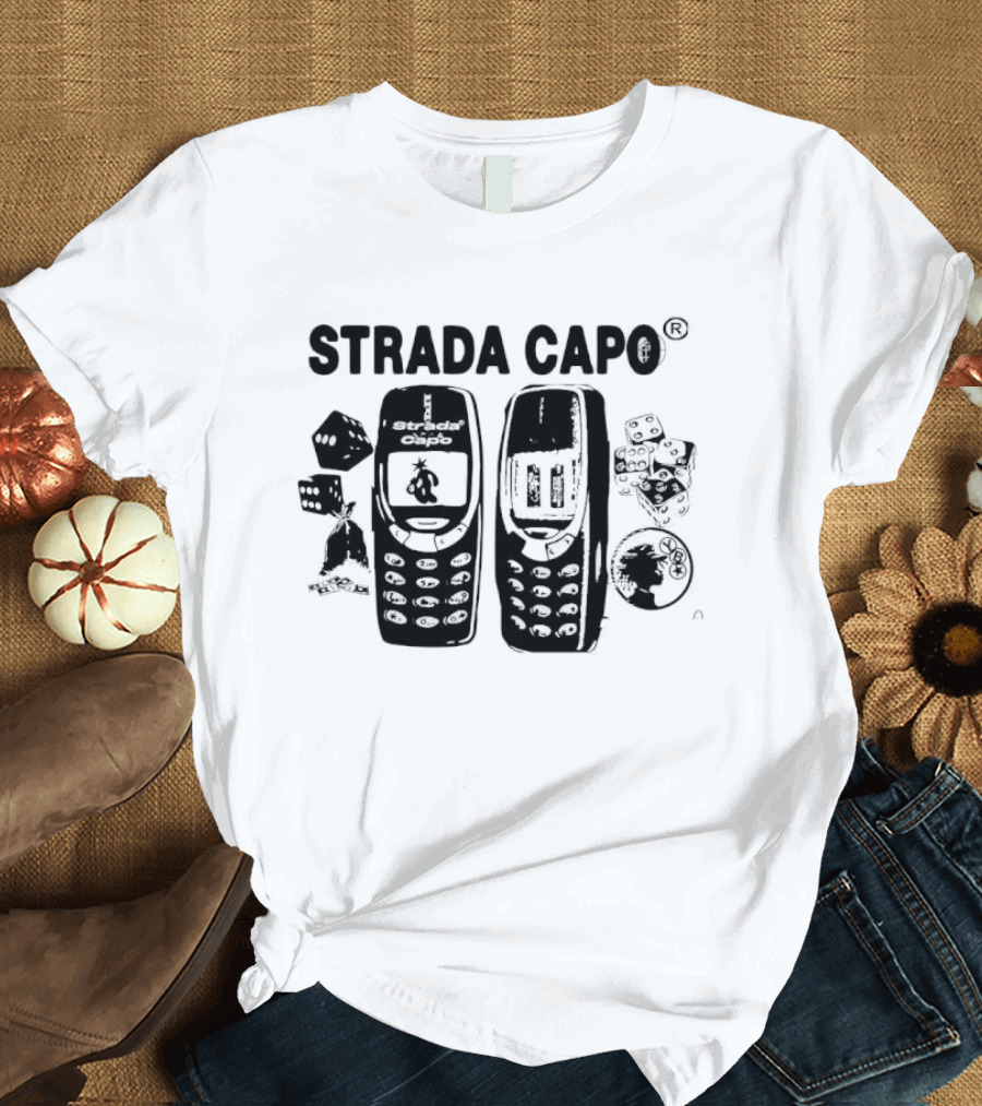 Strada Capo Snake Game Nostalgia Classic Phones T-Shirt