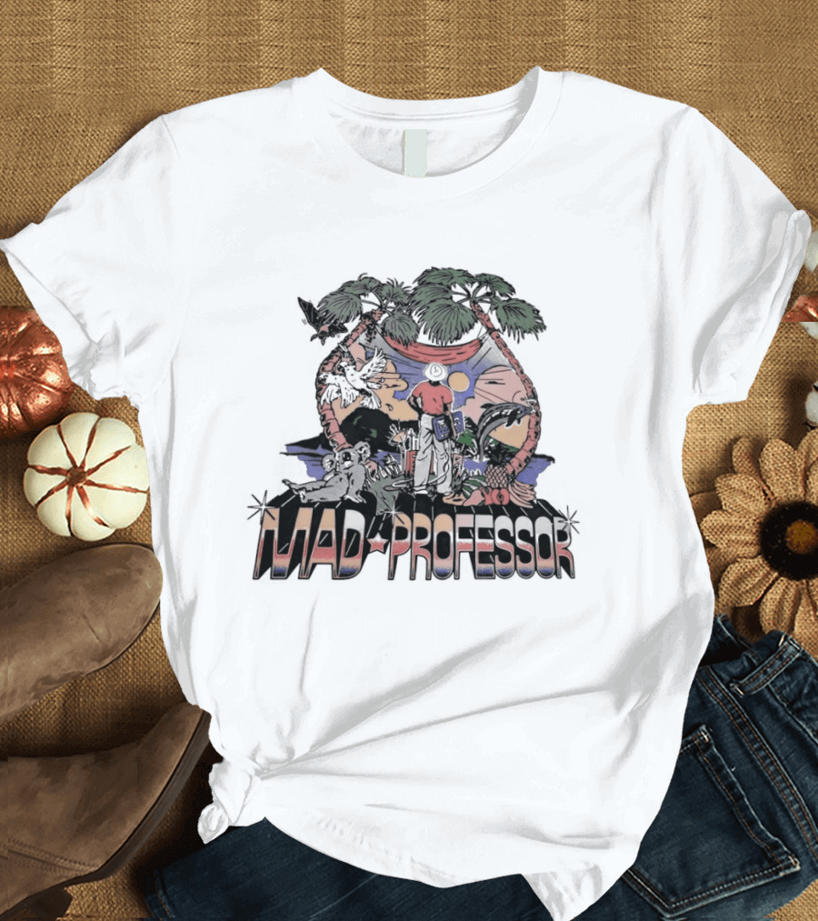 Mad Professor Neil Fraser Island Vibes Reggae Scene T-Shirt