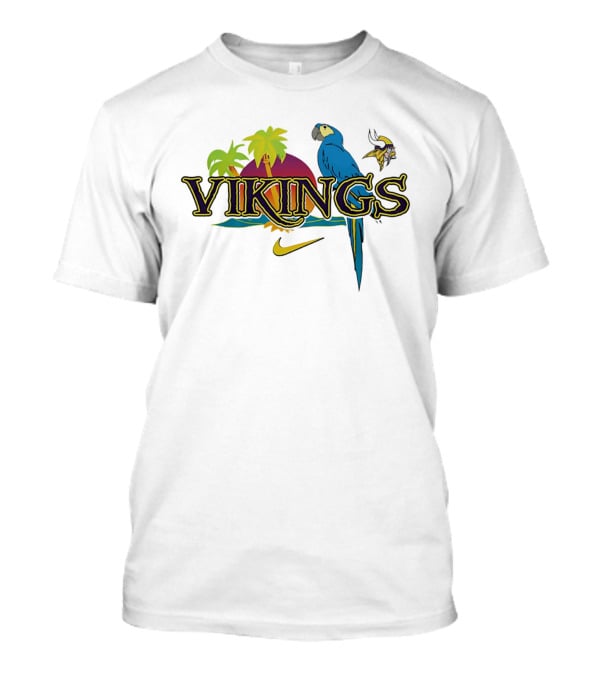 Vikings Parrot Tropical Island Nike Minnesota T-Shirt