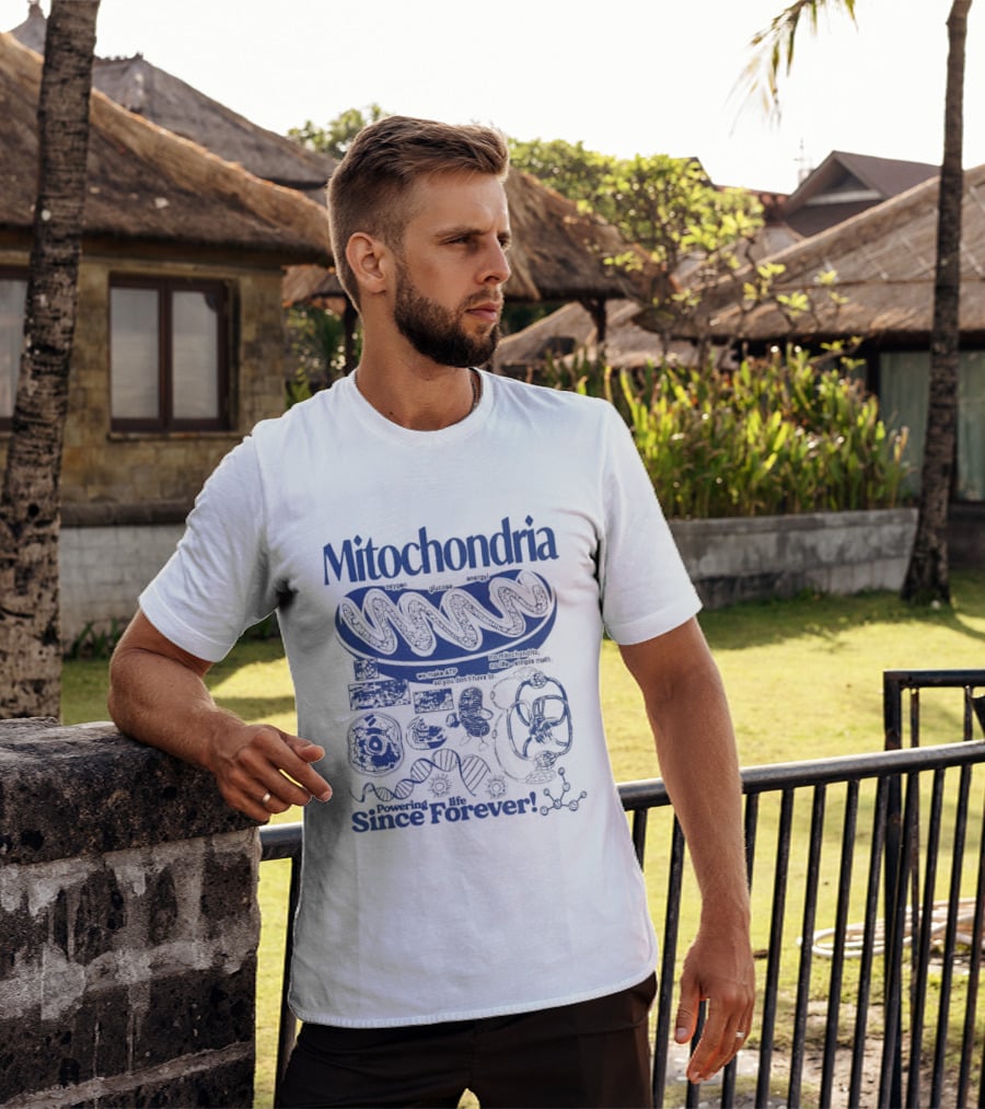 Mitochondria Powering Life Since Forever Scientific Diagrams T-Shirt