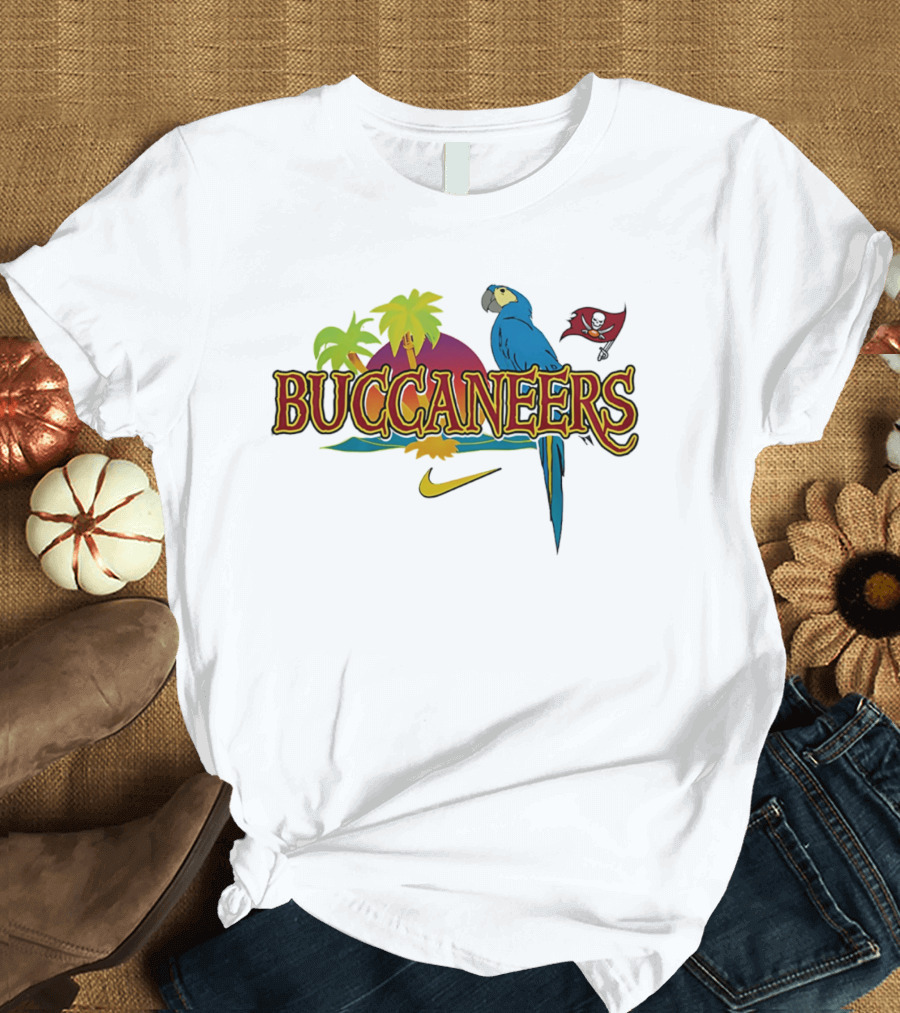 Tampa Bay Buccaneers Tropical Parrot Nike Buccaneers T-Shirt
