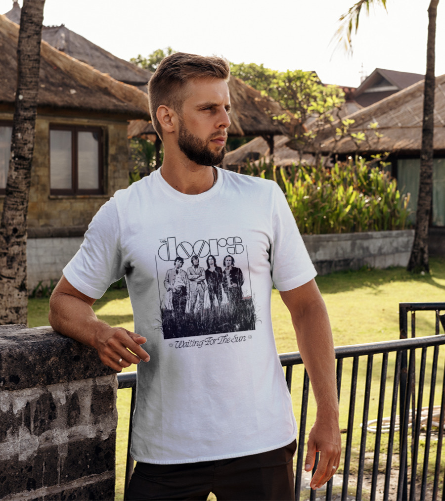 The Doors Waiting For The Sun Album Cover T-Shirt