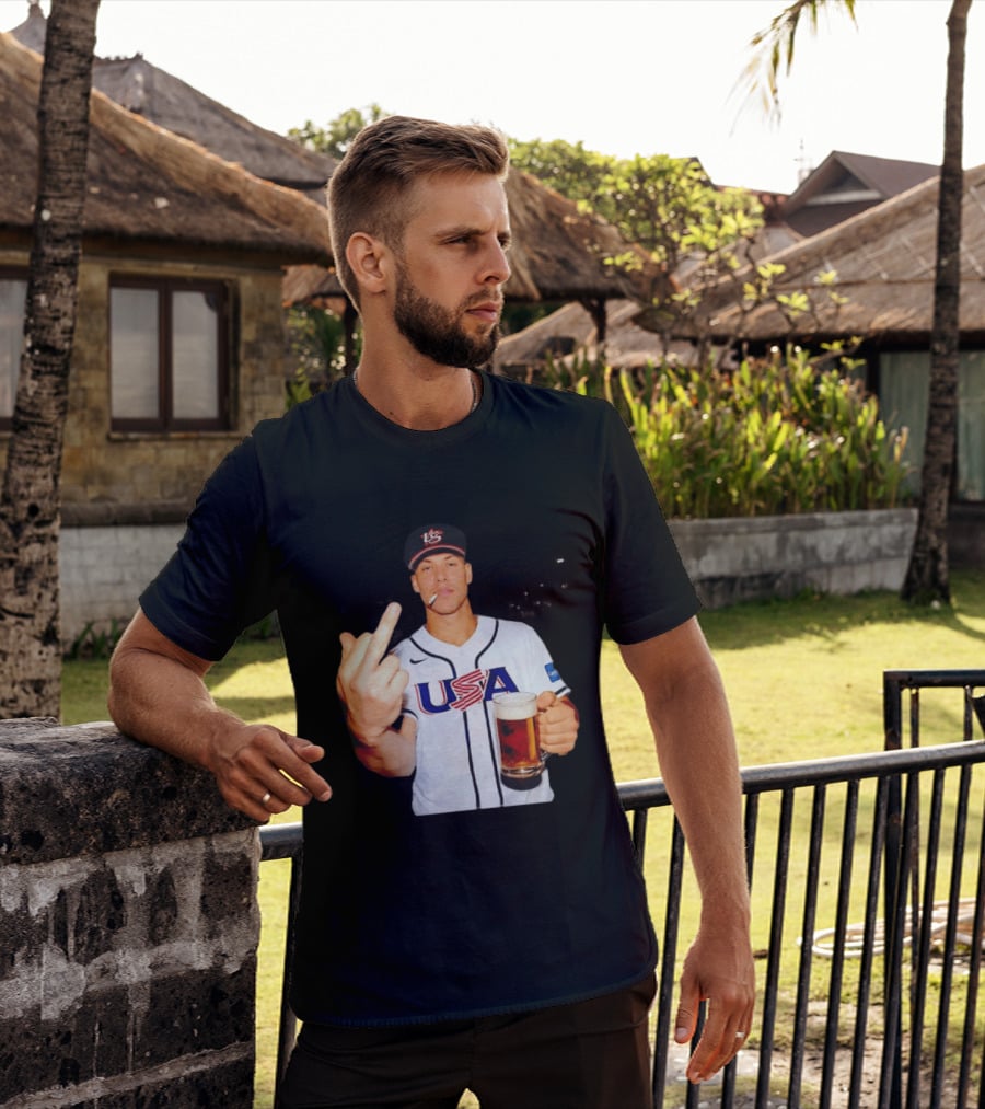 USA Basketball Team After Hours Middle Finger Aaron Judge T-Shirt