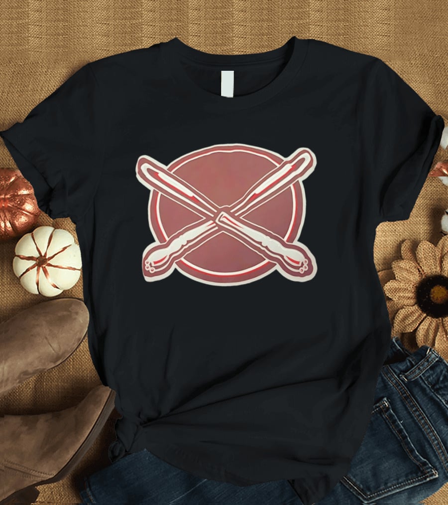 Baseball Crossed Bats Buffalo Sabres T-Shirt