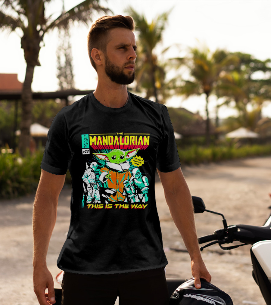 The Mandalorian Baby Yoda This Is The Way Comic Issue 29 T-Shirt