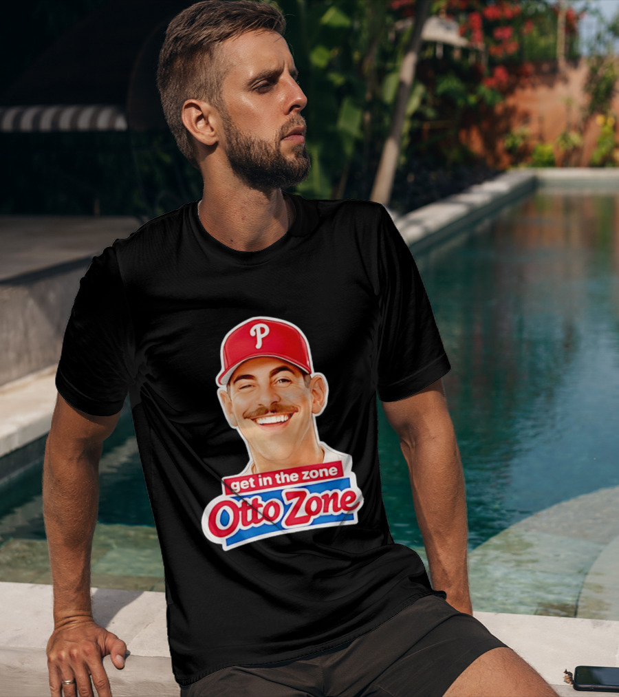 Philadelphia Phillies Mike Schmidt Get In The Zone Otto Zone T-Shirt
