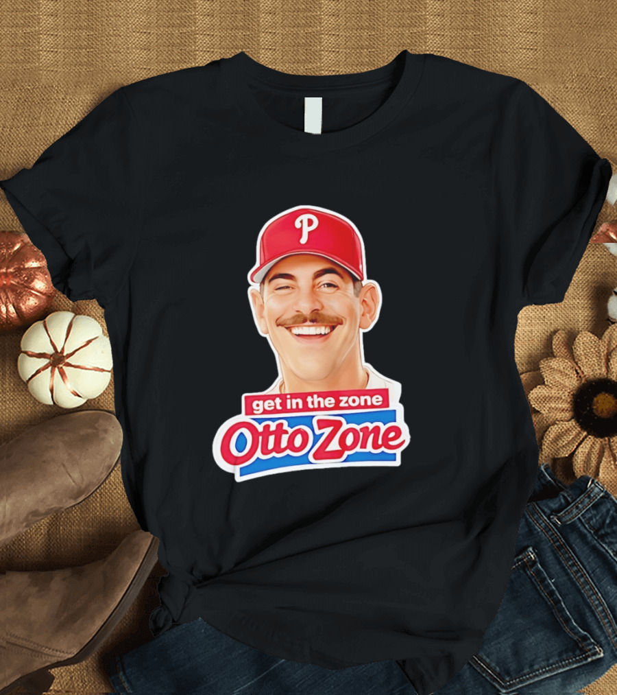 Philadelphia Phillies Mike Schmidt Get In The Zone Otto Zone T-Shirt