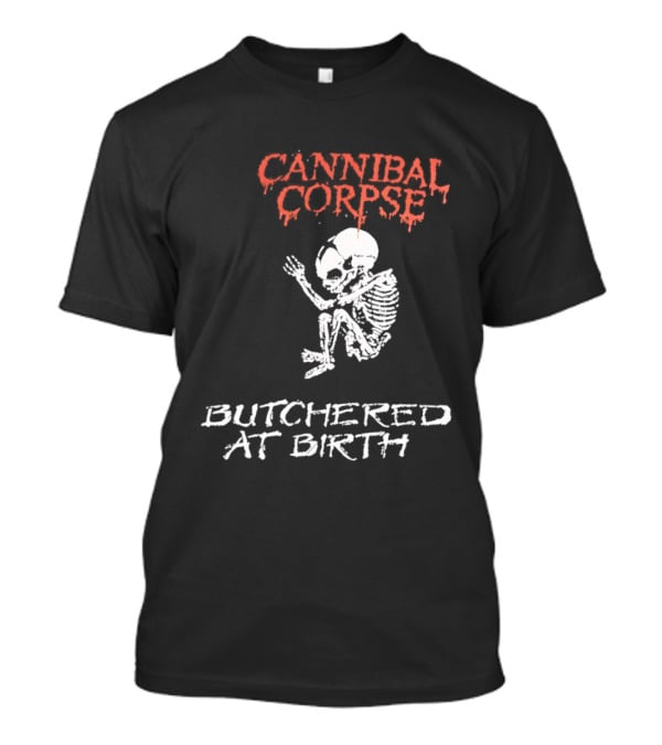Cannibal Corpse Butchered At Birth Skeleton T-Shirt