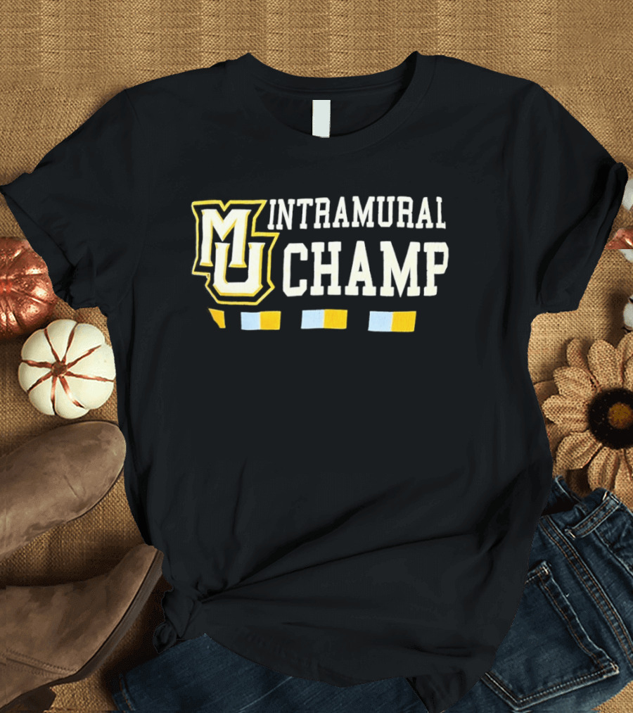 Marquette University Intramural Champion MU Letterman T-Shirt