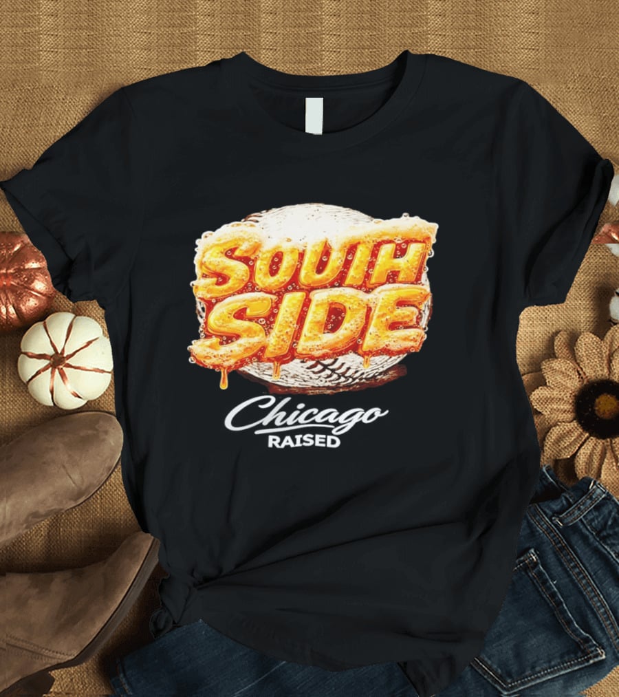 South Side Chicago Raised Baseball T-Shirt