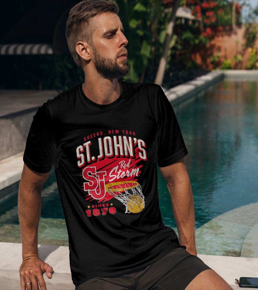 St John's Red Storm Basketball New York Since 1870 Queens T-Shirt