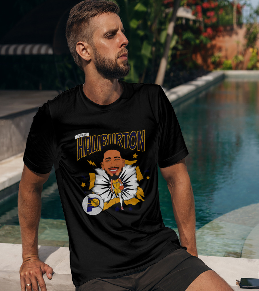 Haliburton Indiana Pacers Basketball Stars T-Shirt