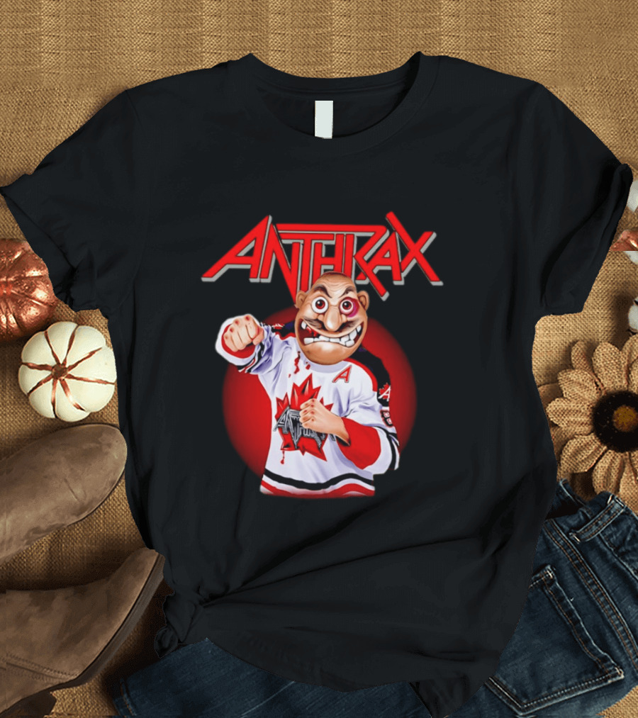 Anthrax Hockey Jersey With Mad T-Shirt