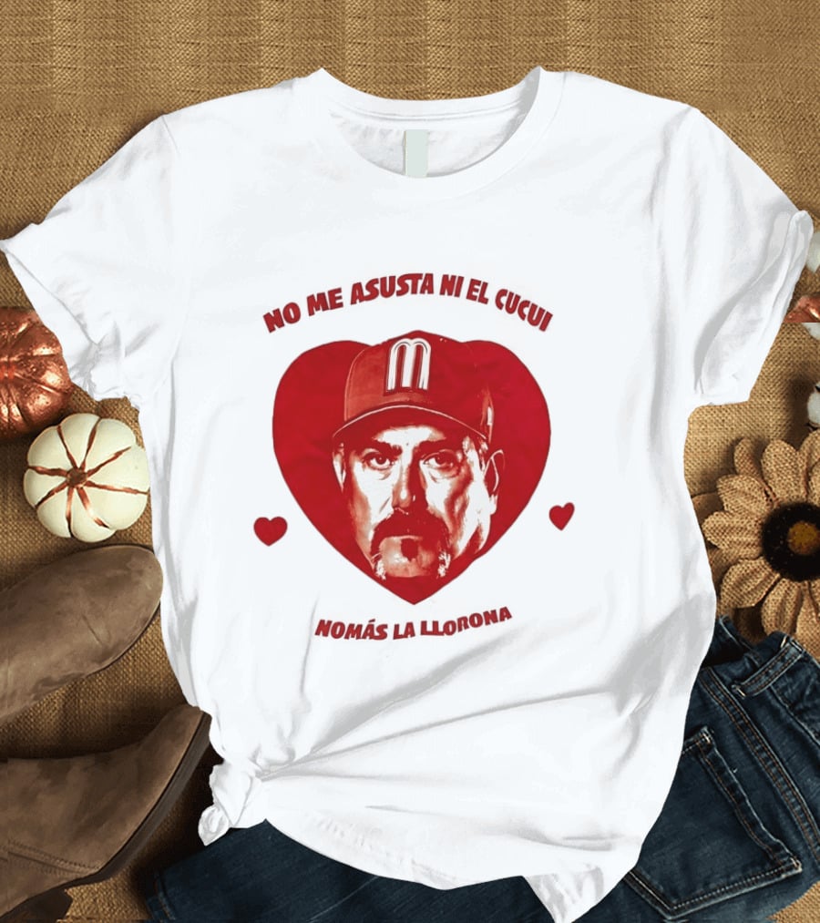 Benji Gil No Me Asusta Ni El Cucui Corazón Valle Duendos T-Shirt