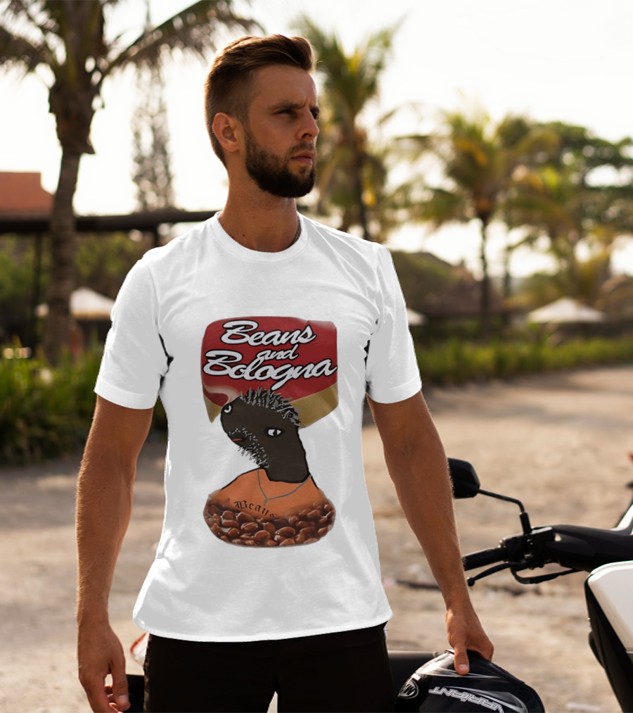 Beans And Bologna Can Head Character With Beans T-Shirt