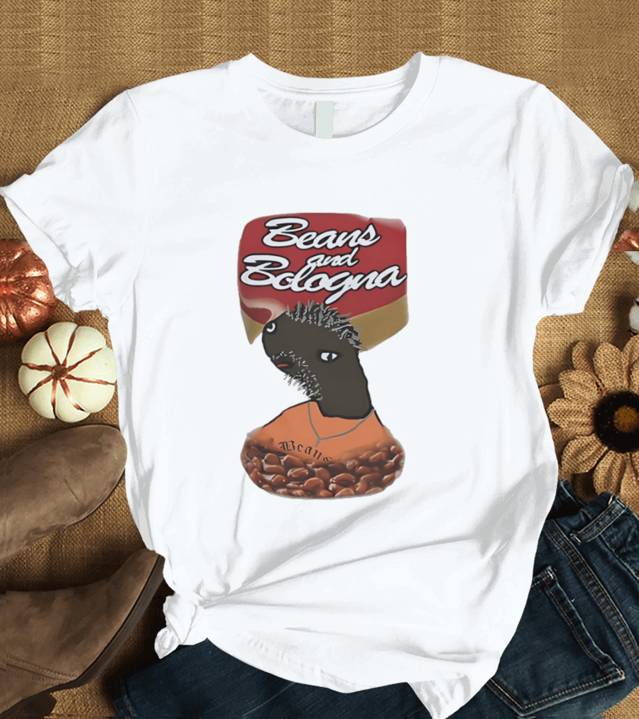 Beans And Bologna Can Head Character With Beans T-Shirt