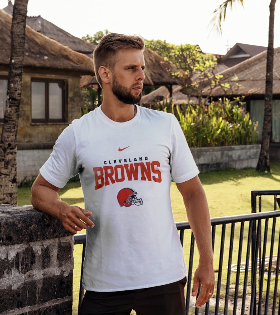 Cleveland Browns Spider Hero Chibi Nike Collaboration NFL Football T-Shirt