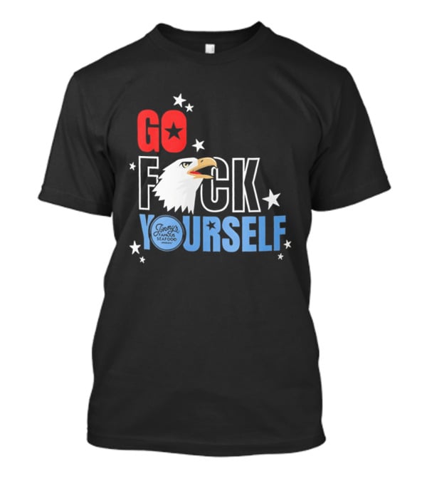 Go Fck Yourself Eagle Star Patriotic Humor T-Shirt