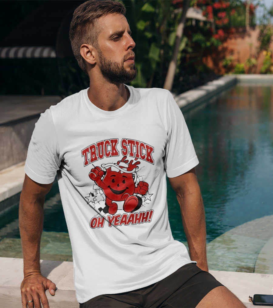 Truck Stick Kool Aid Man Oh Yeaahh T-Shirt