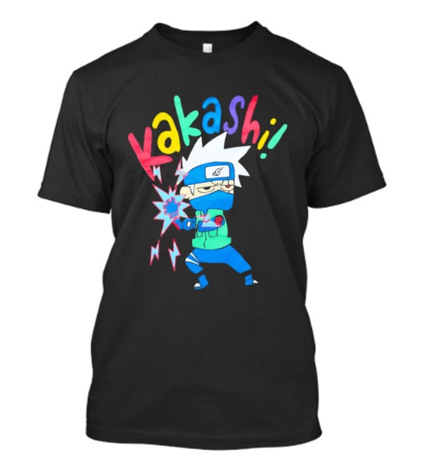Kakashi Hatake Naruto Colorful Chibi T-Shirt