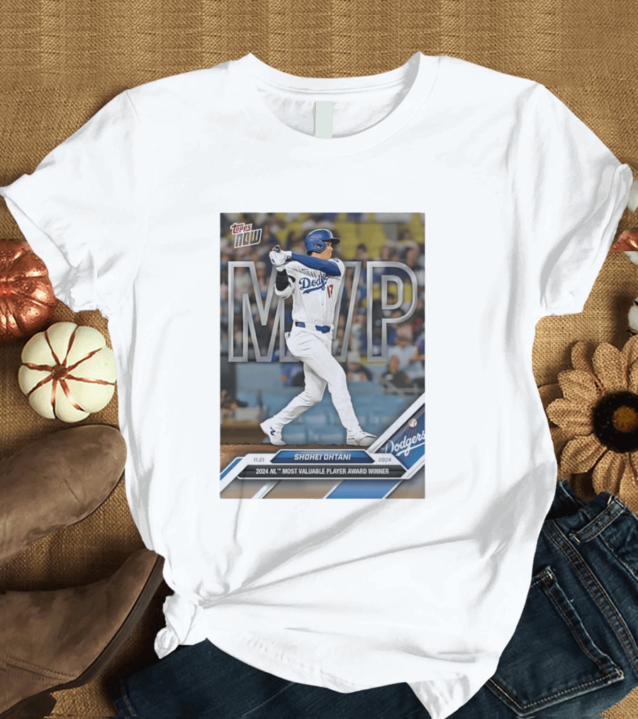 Shohei Ohtani 2024 NL Most Valuable Player Dodgers Baseball MVP T-Shirt