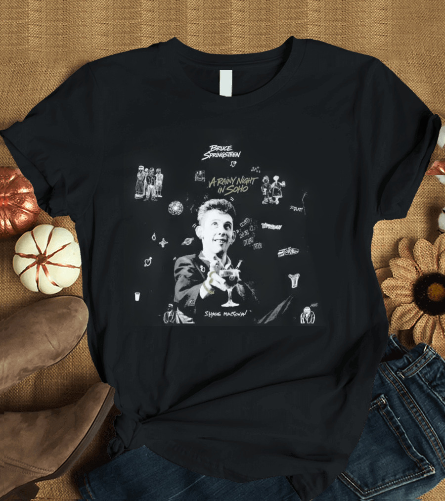 Bruce Springsteen A Rainy Night In Soho T-Shirt