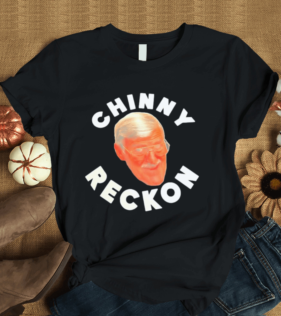 Chinny Reckon Big Face Nostalgic Expression T-Shirt