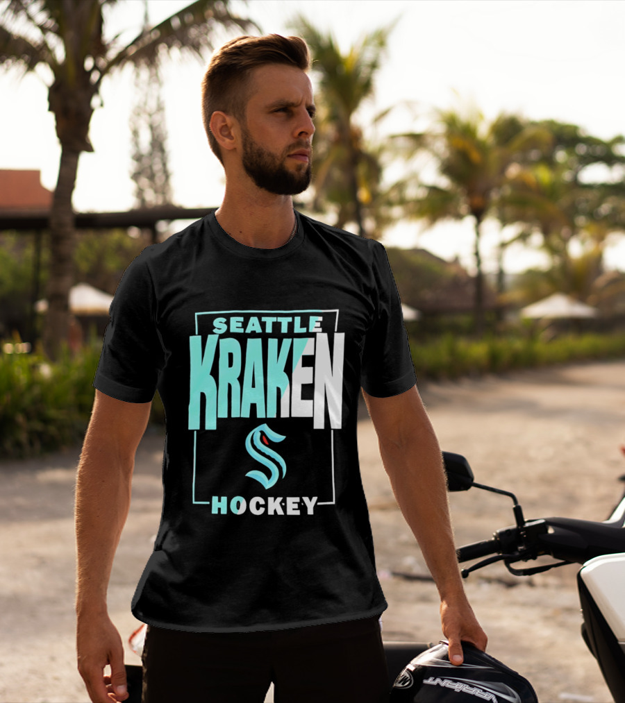 Seattle Kraken S Logo Hockey Team Spirit T-Shirt