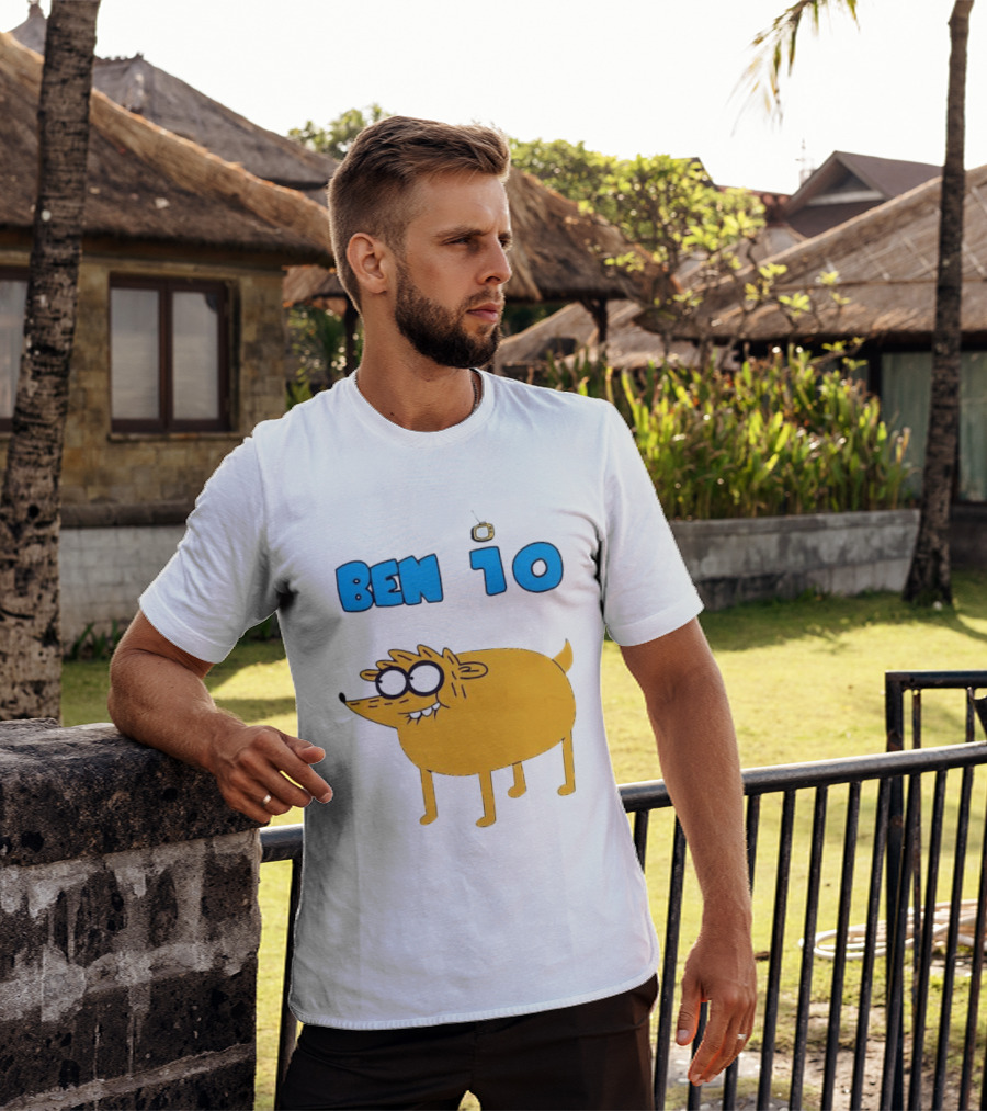 Ben 10 Jake The Dog Crossover Cartoon Network Fan T-Shirt