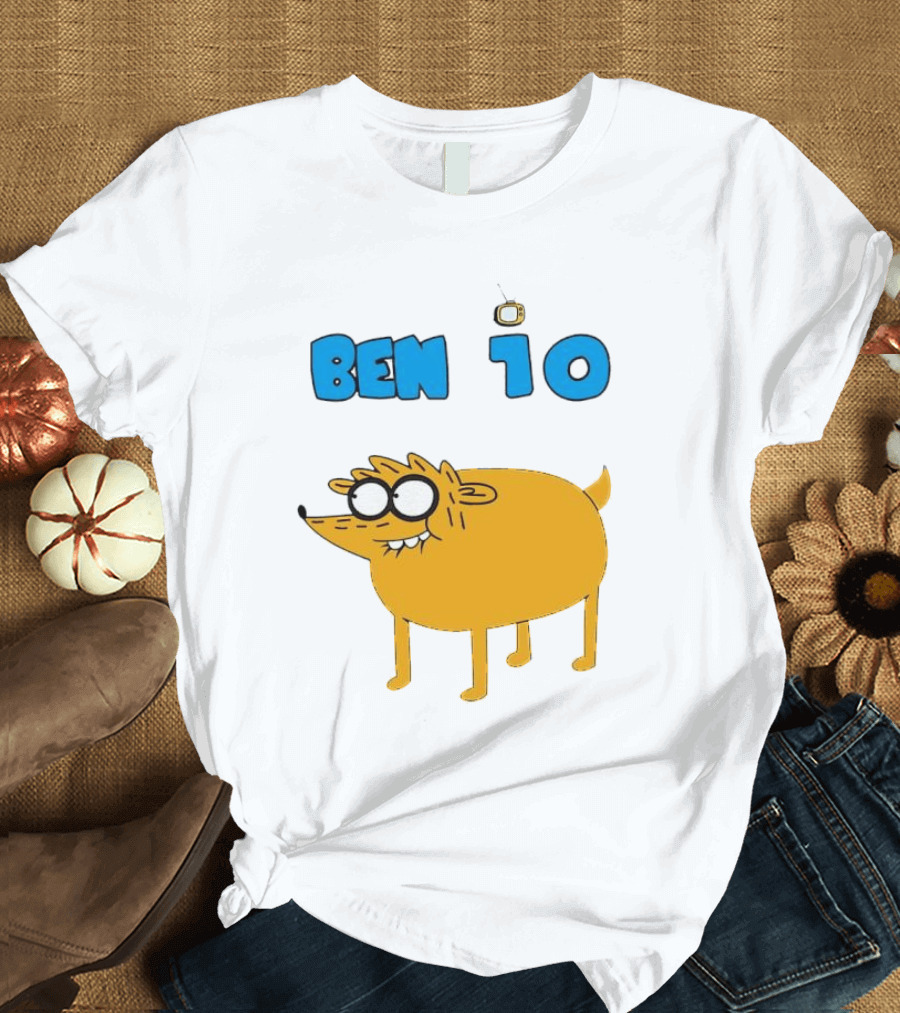 Ben 10 Jake The Dog Crossover Cartoon Network Fan T-Shirt