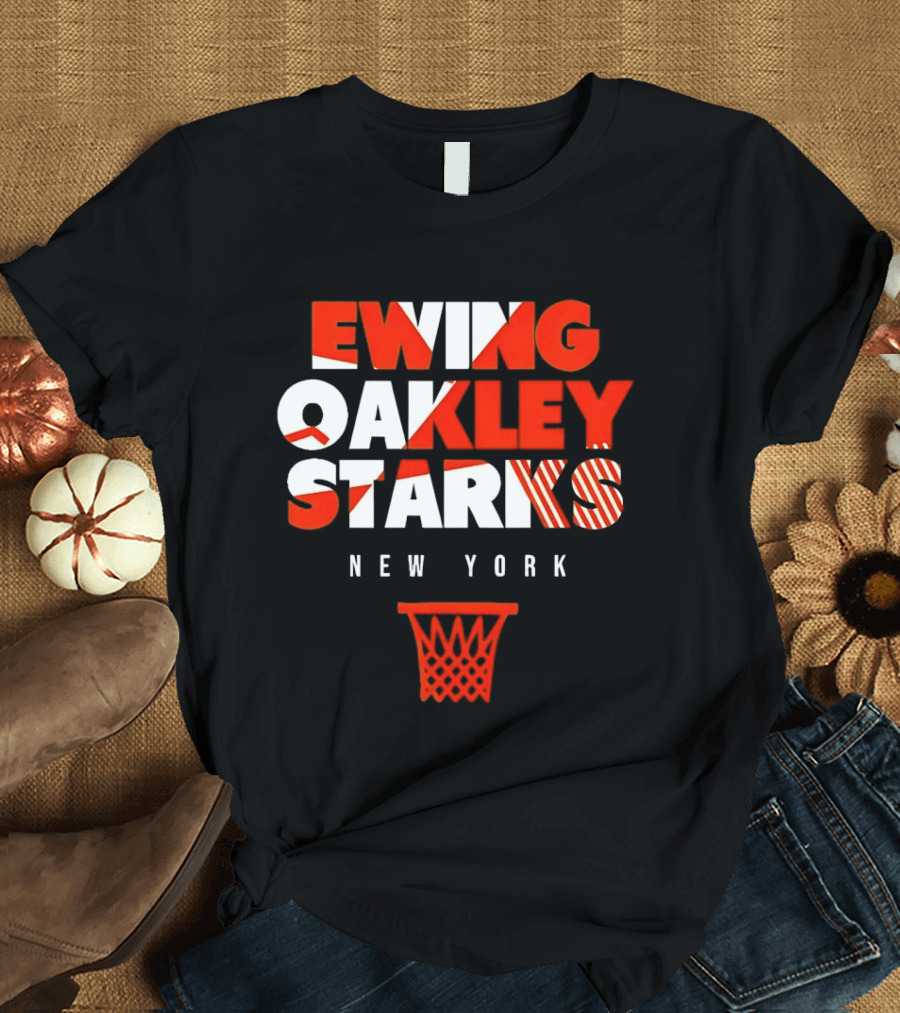 Ewing Oakley Starks New York Basketball Legacy T-Shirt